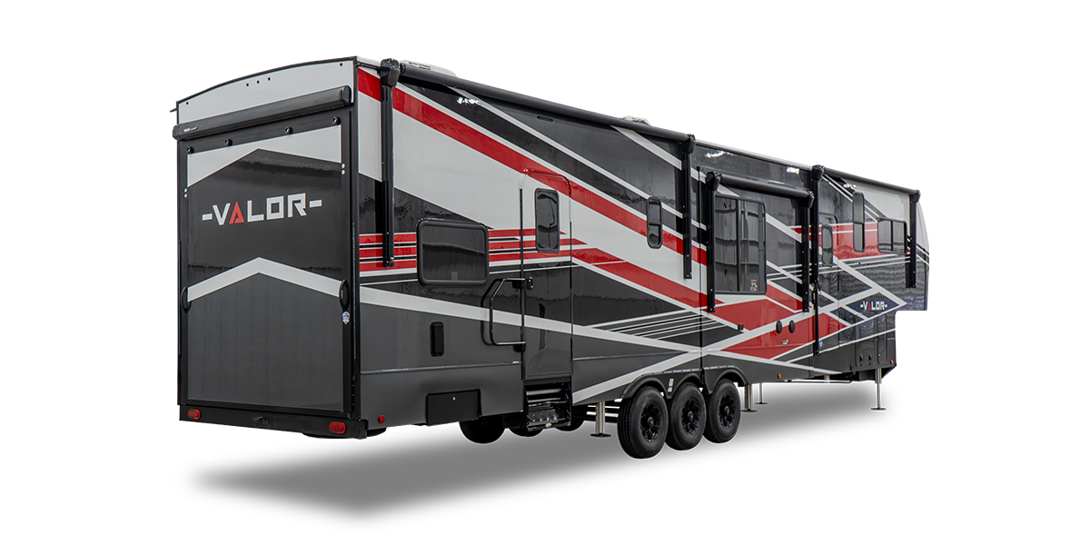 Valor Red Full Body Color Scheme - Rear