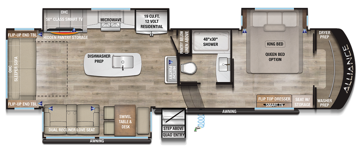 Paradigm 310RL Floorplan