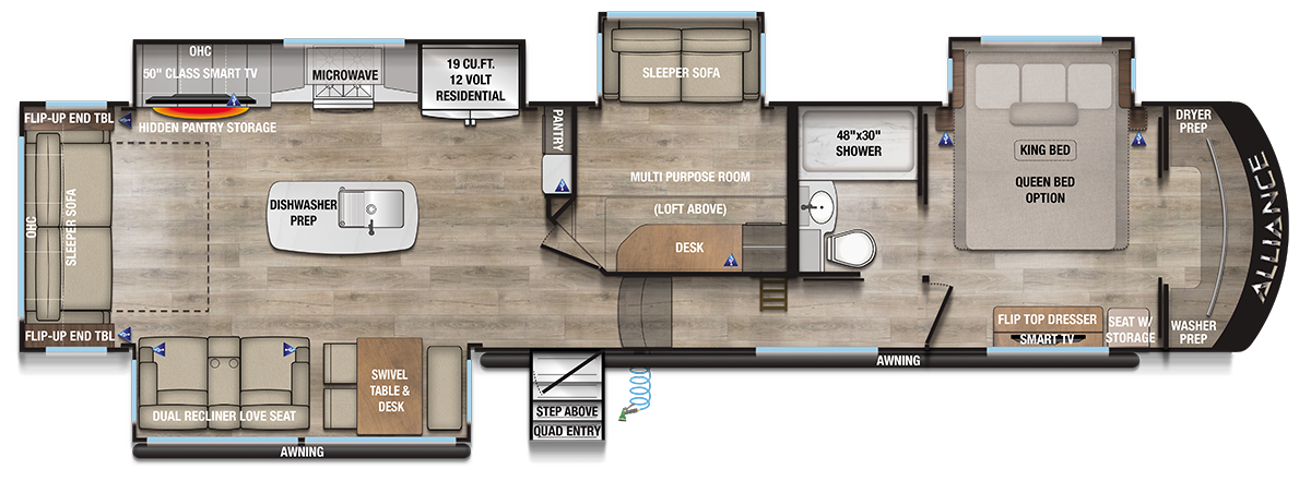 Paradigm 380MP Floorplan