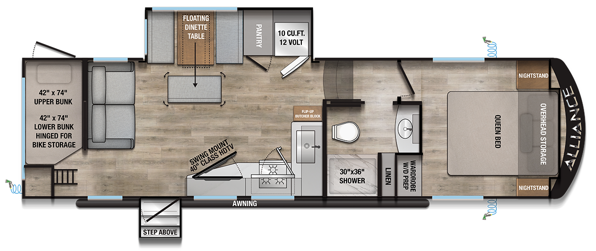 Avenue 28BH Floorplan