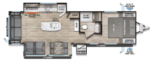 Delta 292RL Floorplan